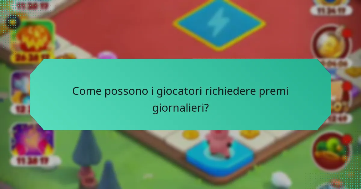 Come possono i giocatori richiedere premi giornalieri?